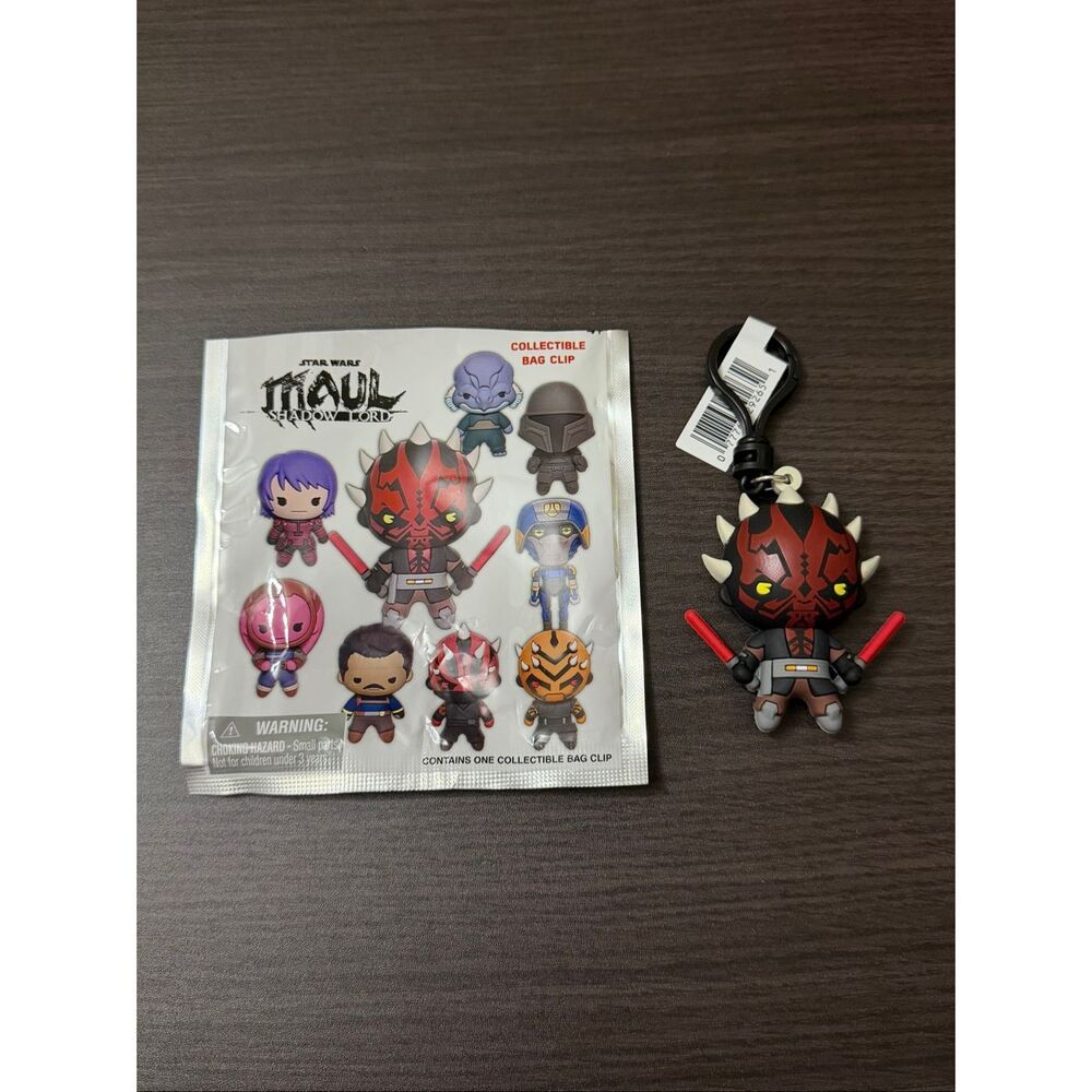 Star Wars Maul Shadow Lord Figural Bag Clip Keychain - Darth Maul